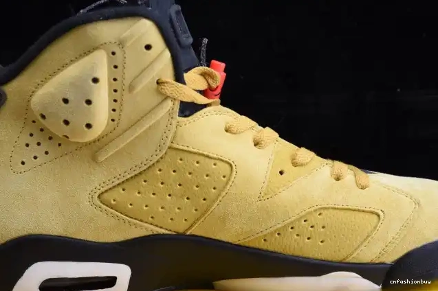 TRAVIS JORDAN 6 YELLOW CN1084-300 AIR SCOTT X 0706